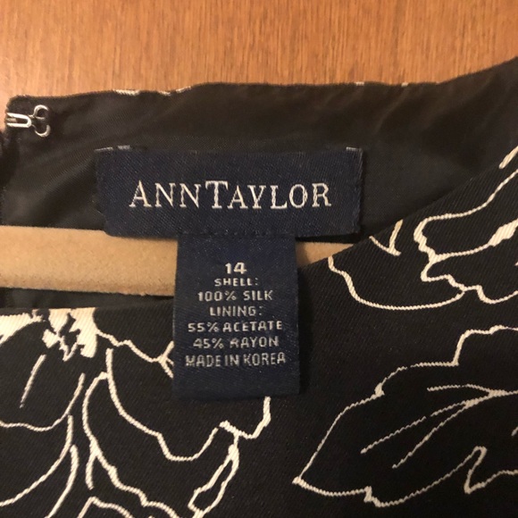 Ann Taylor Silk Dress Size 14 - Picture 2 of 2